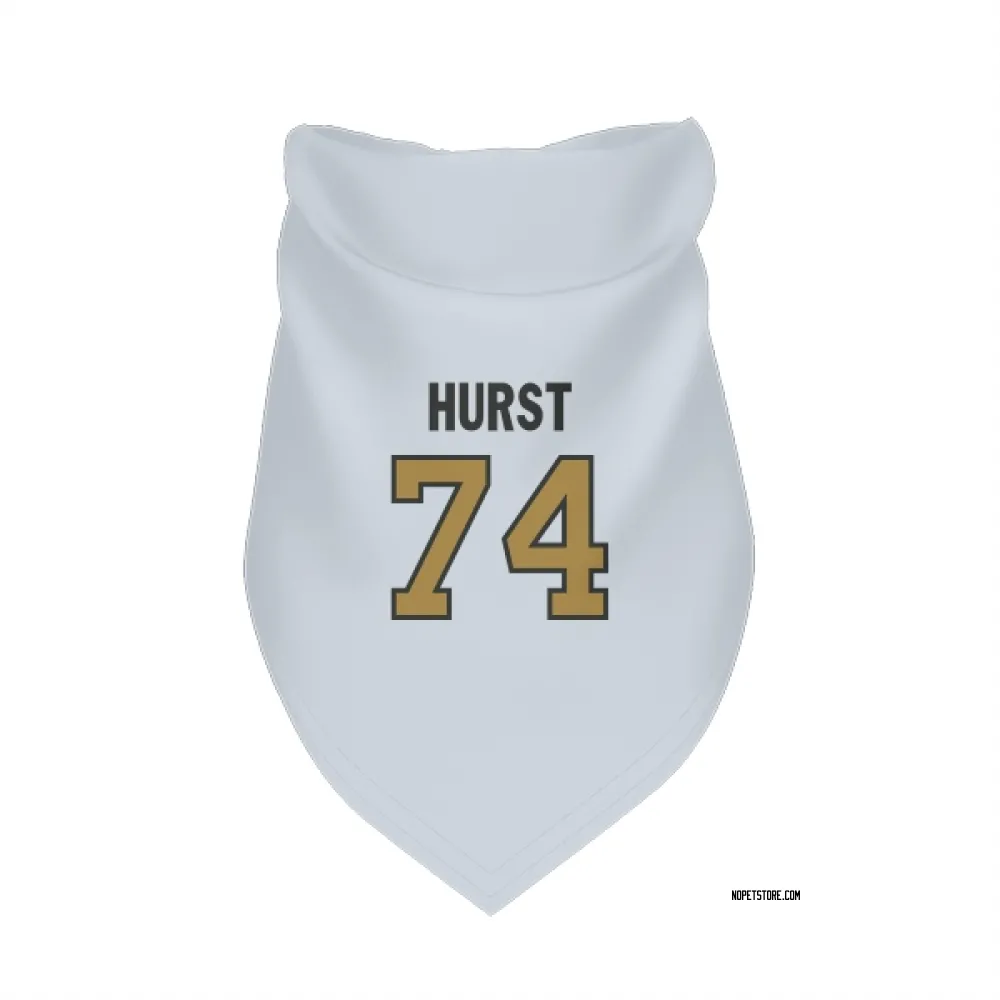New Orleans Saints James Hurst White Gold Pet Bandana for Dog & Cat