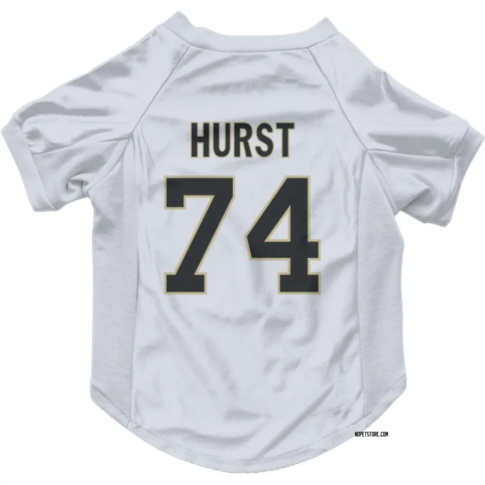 New Orleans Saints James Hurst White Pet Jersey for Dog & Cat