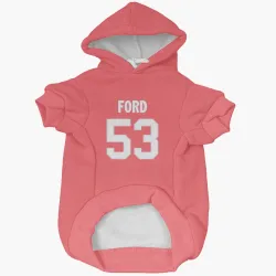 New Orleans Saints Jaylan Ford Pink Pet Hoodie for Dog & Cat