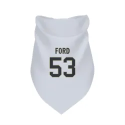 New Orleans Saints Jaylan Ford White Pet Bandana for Dog & Cat
