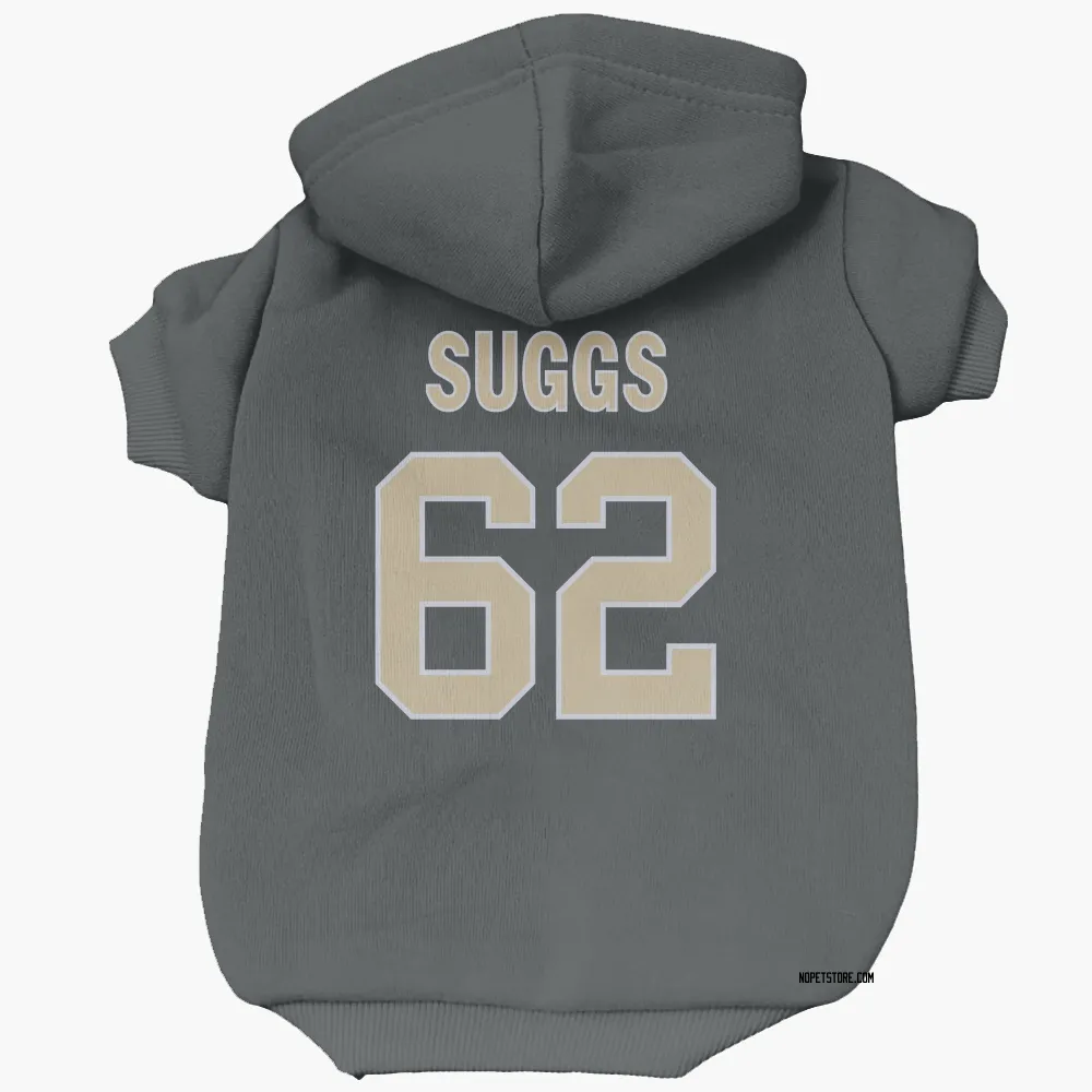 New Orleans Saints Jay'viar Suggs Black Pet Hoodie for Dog & Cat