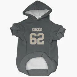 New Orleans Saints Jay'viar Suggs Black Pet Hoodie for Dog & Cat