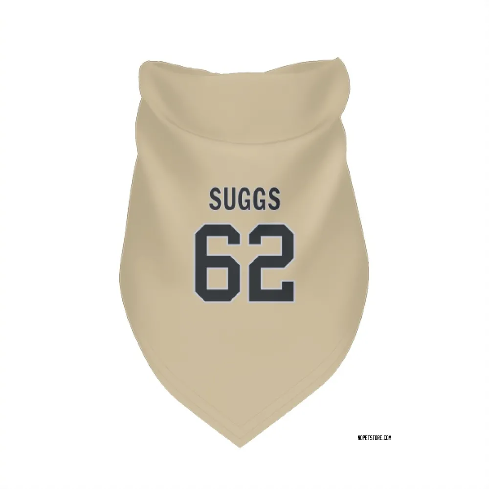 New Orleans Saints Jay'viar Suggs Gold Pet Bandana for Dog & Cat