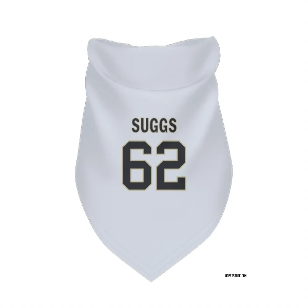 New Orleans Saints Jay'viar Suggs White Pet Bandana for Dog & Cat