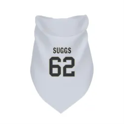 New Orleans Saints Jay'viar Suggs White Pet Bandana for Dog & Cat