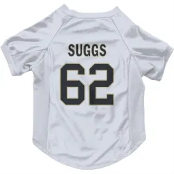 New Orleans Saints Jay'viar Suggs White Pet Jersey for Dog & Cat