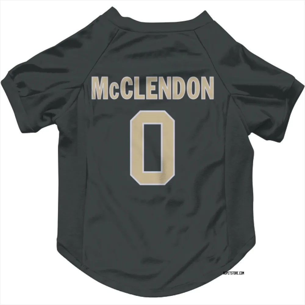 New Orleans Saints Jeremiah McClendon Black Pet Jersey for Dog & Cat