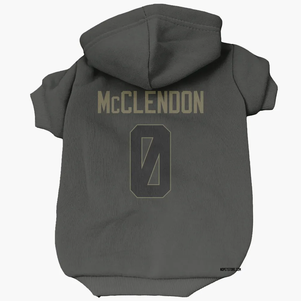 New Orleans Saints Jeremiah McClendon Black Service Pet Hoodie for Dog & Cat