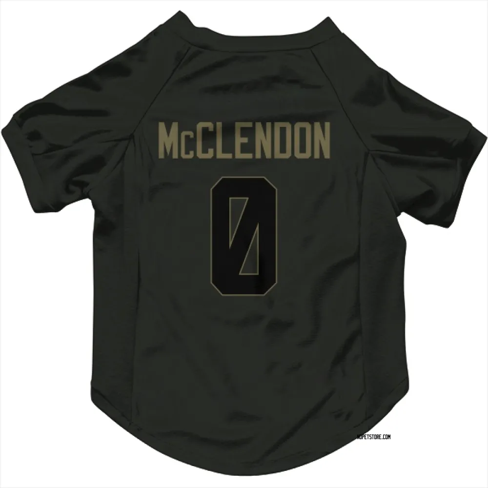 New Orleans Saints Jeremiah McClendon Black Service Pet Jersey for Dog & Cat