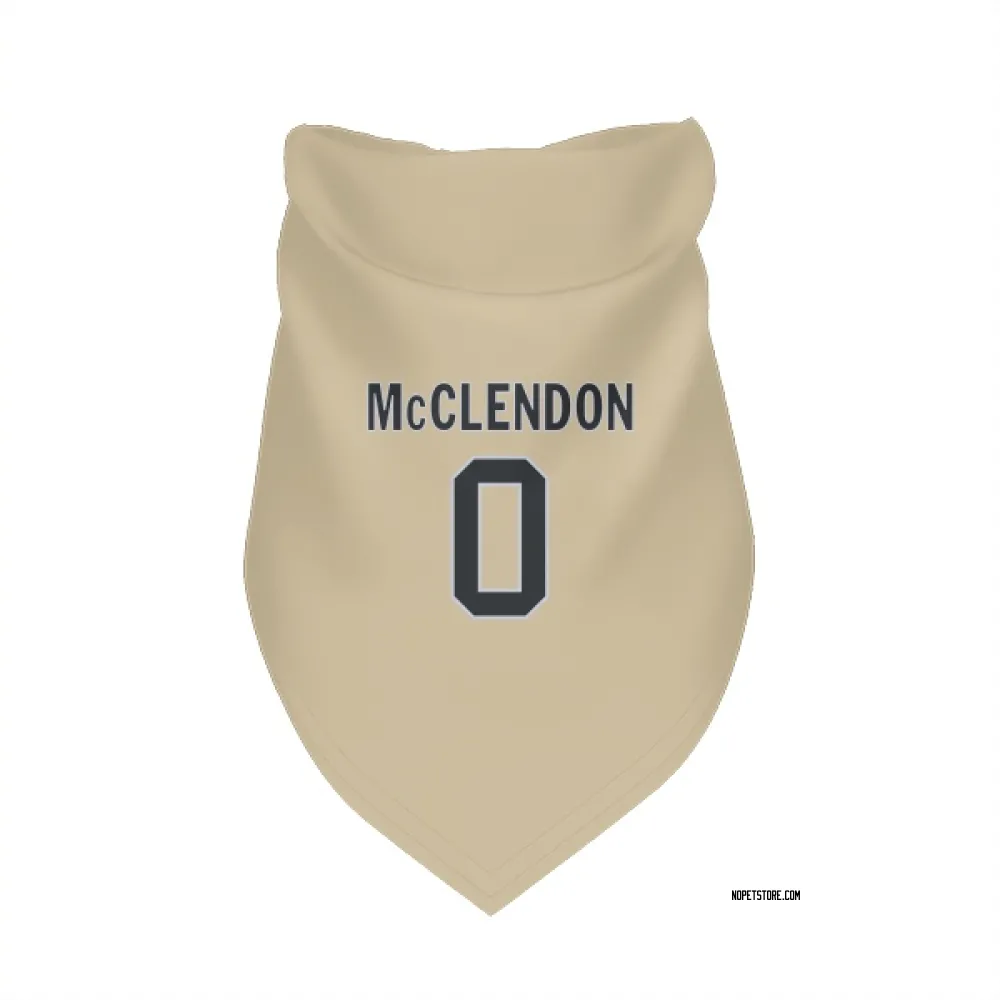 New Orleans Saints Jeremiah McClendon Gold Pet Bandana for Dog & Cat