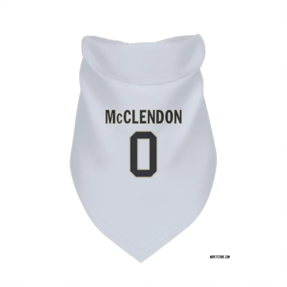 New Orleans Saints Jeremiah McClendon White Pet Bandana for Dog & Cat