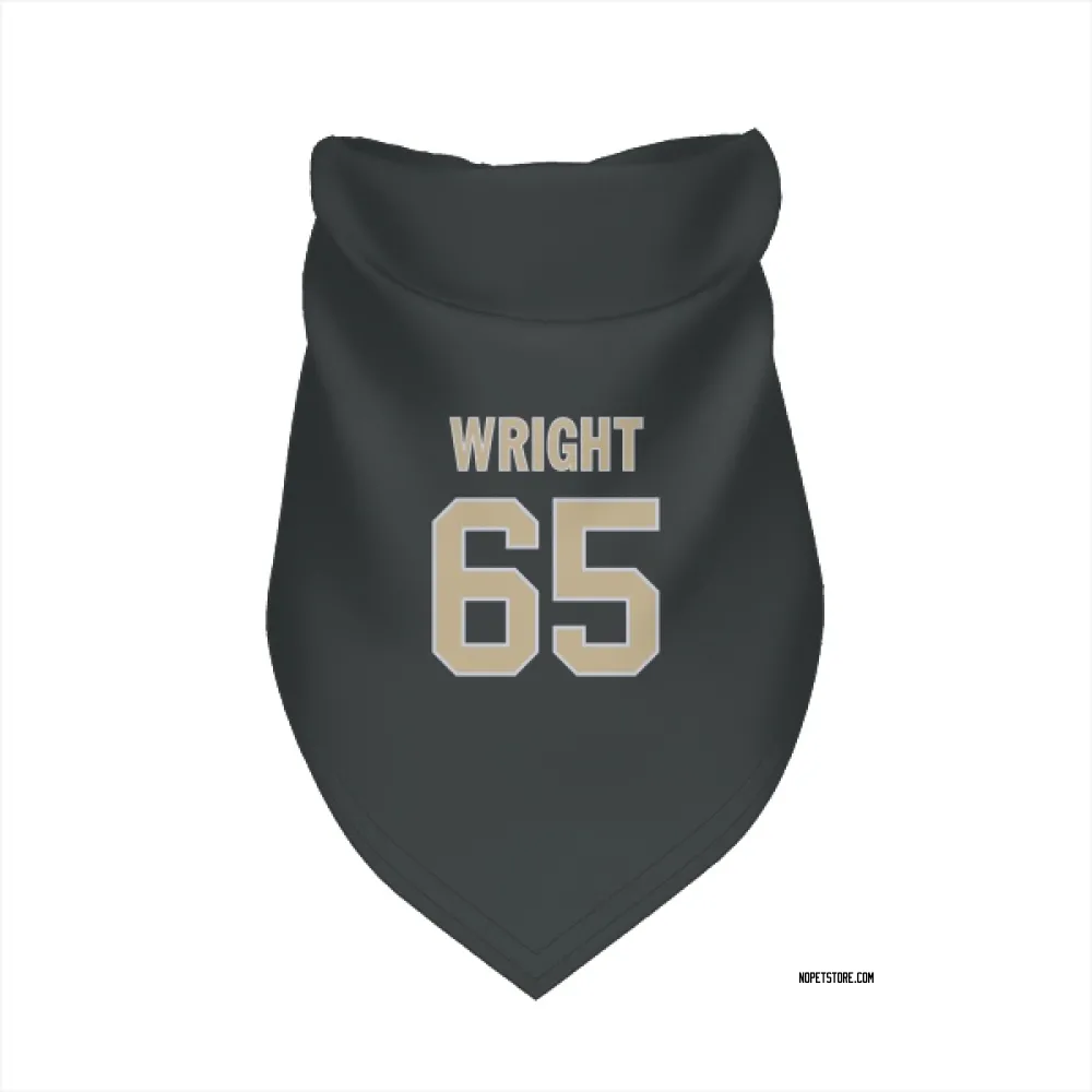 New Orleans Saints Jeremiah Wright Black Pet Bandana for Dog & Cat
