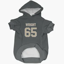 New Orleans Saints Jeremiah Wright Black Pet Hoodie for Dog & Cat