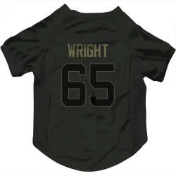 New Orleans Saints Jeremiah Wright Black Service Pet Jersey for Dog & Cat