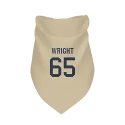 New Orleans Saints Jeremiah Wright Gold Pet Bandana for Dog & Cat