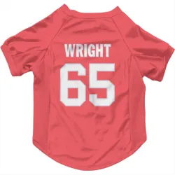 New Orleans Saints Jeremiah Wright Pink Pet Jersey for Dog & Cat