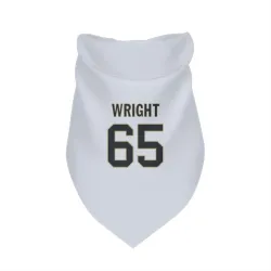 New Orleans Saints Jeremiah Wright White Pet Bandana for Dog & Cat