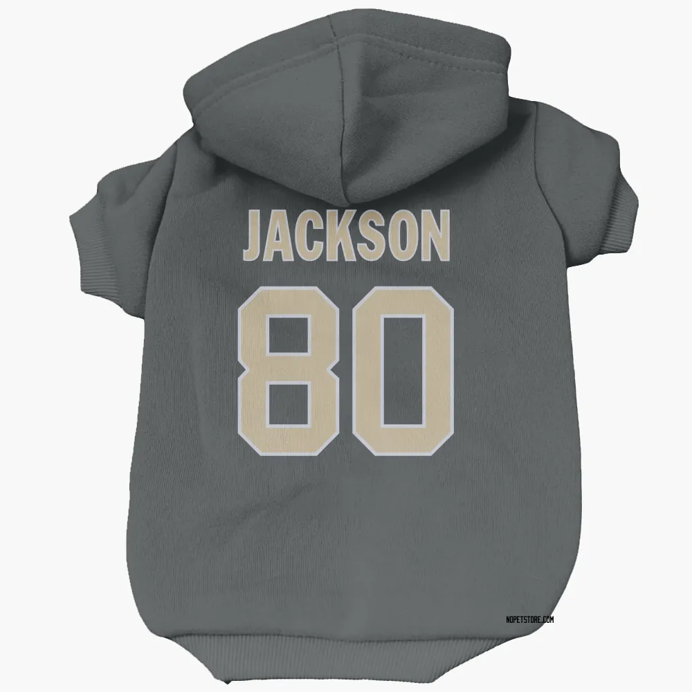 New Orleans Saints Jermaine Jackson Black Pet Hoodie for Dog & Cat
