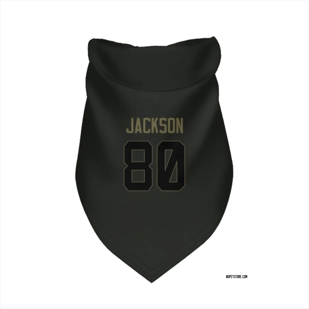 New Orleans Saints Jermaine Jackson Black Service Pet Bandana for Dog & Cat