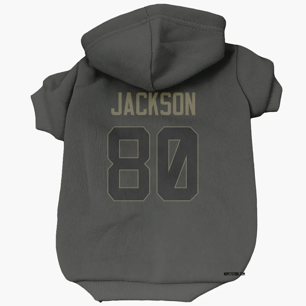 New Orleans Saints Jermaine Jackson Black Service Pet Hoodie for Dog & Cat