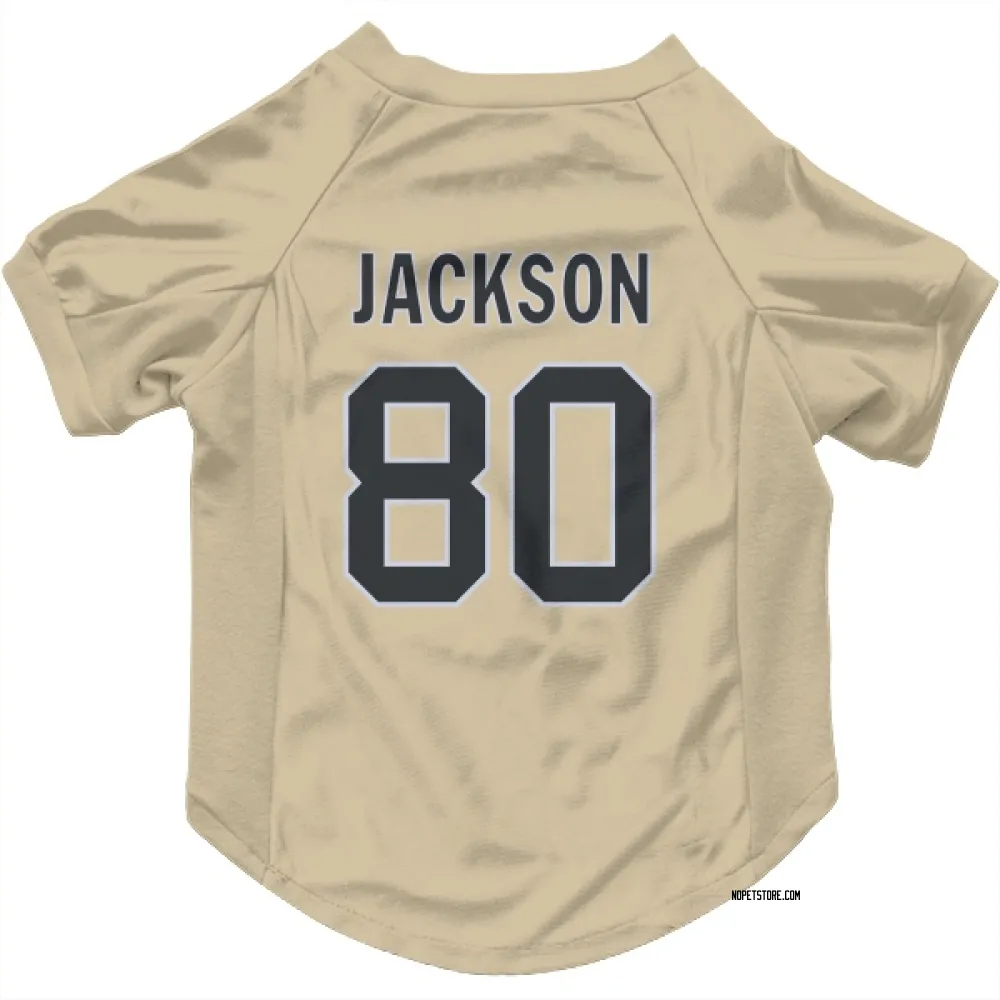 New Orleans Saints Jermaine Jackson Gold Pet Jersey for Dog & Cat
