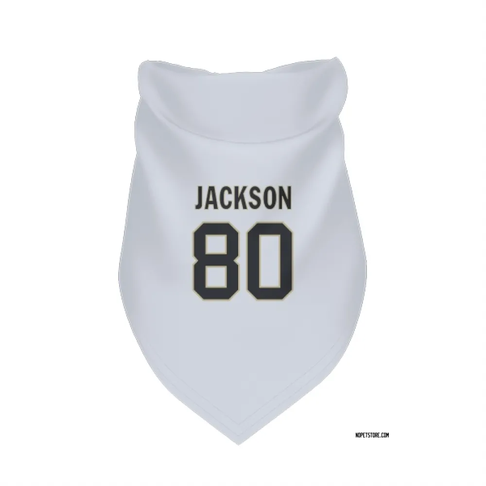 New Orleans Saints Jermaine Jackson White Pet Bandana for Dog & Cat