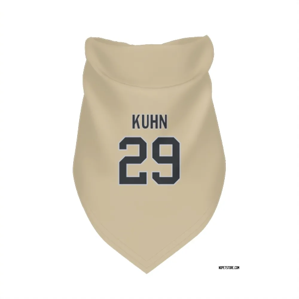 New Orleans Saints John Kuhn Gold Pet Bandana for Dog & Cat