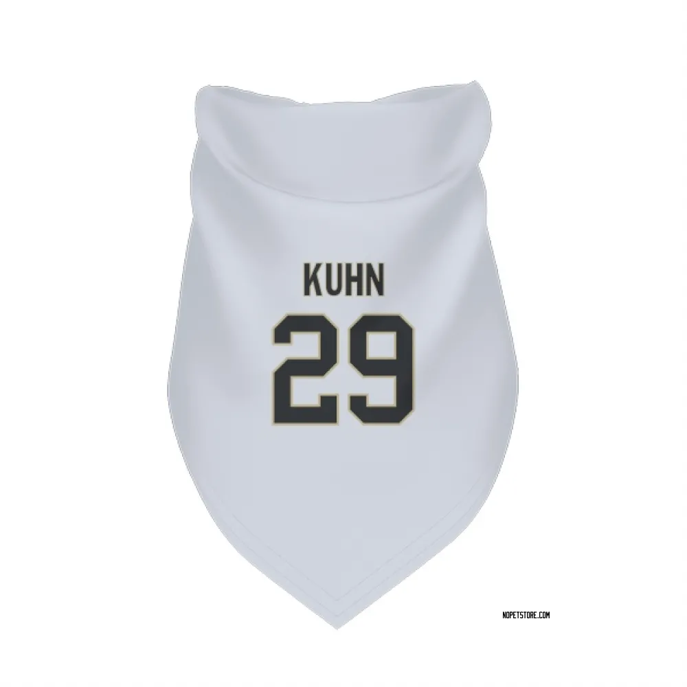 New Orleans Saints John Kuhn White Pet Bandana for Dog & Cat