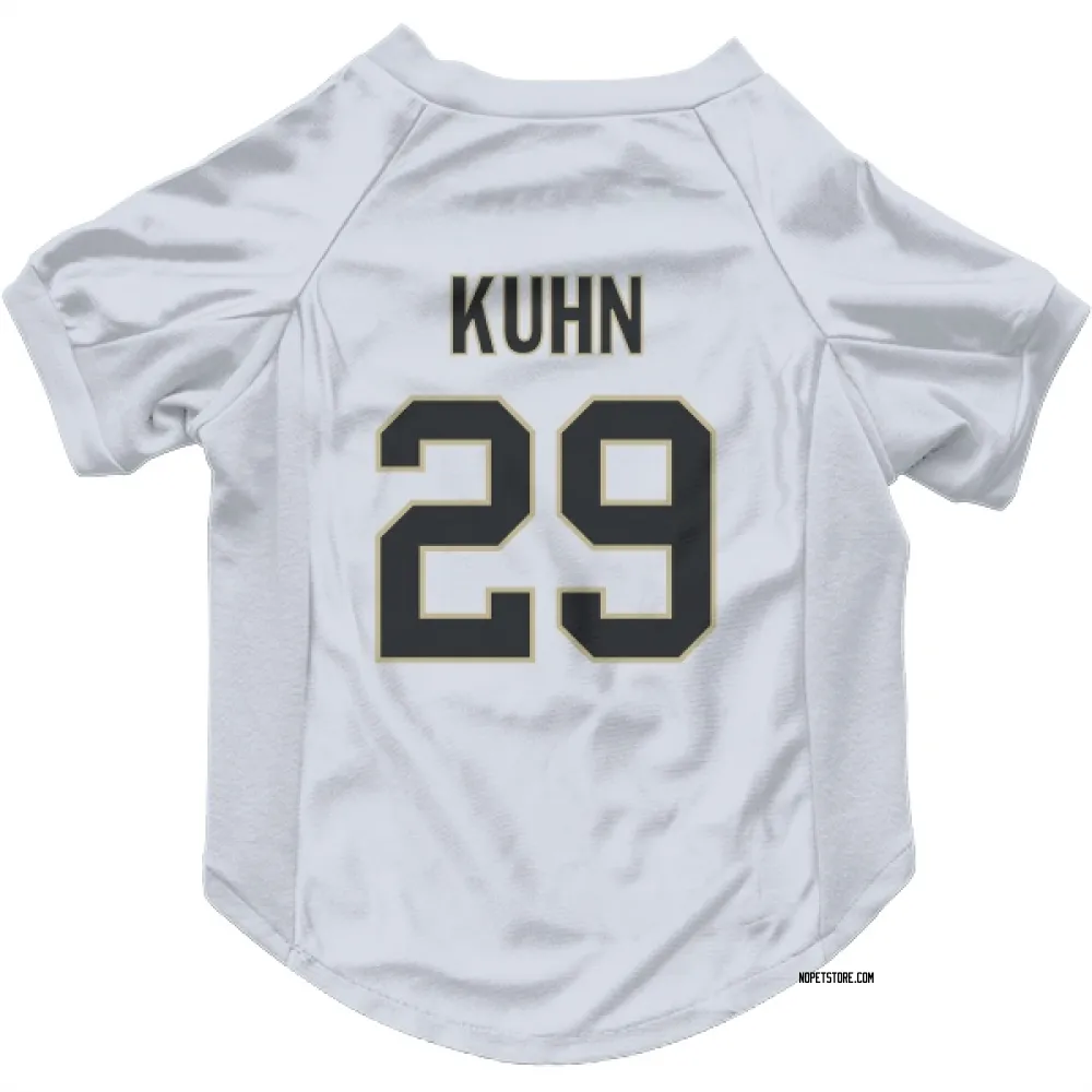 New Orleans Saints John Kuhn White Pet Jersey for Dog & Cat