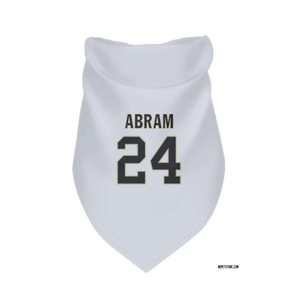 New Orleans Saints Johnathan Abram White Pet Bandana for Dog & Cat