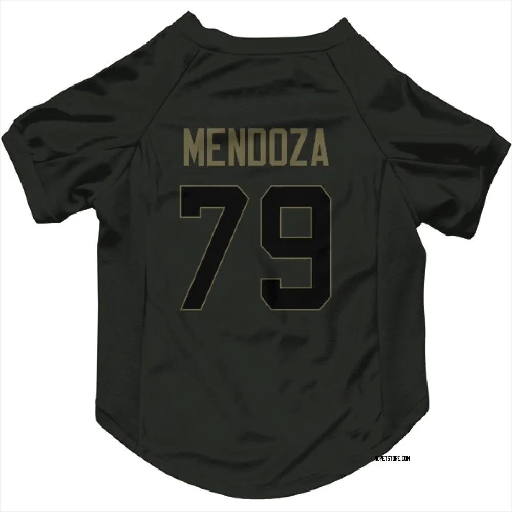 New Orleans Saints Jonathan Mendoza Black Service Pet Jersey for Dog & Cat