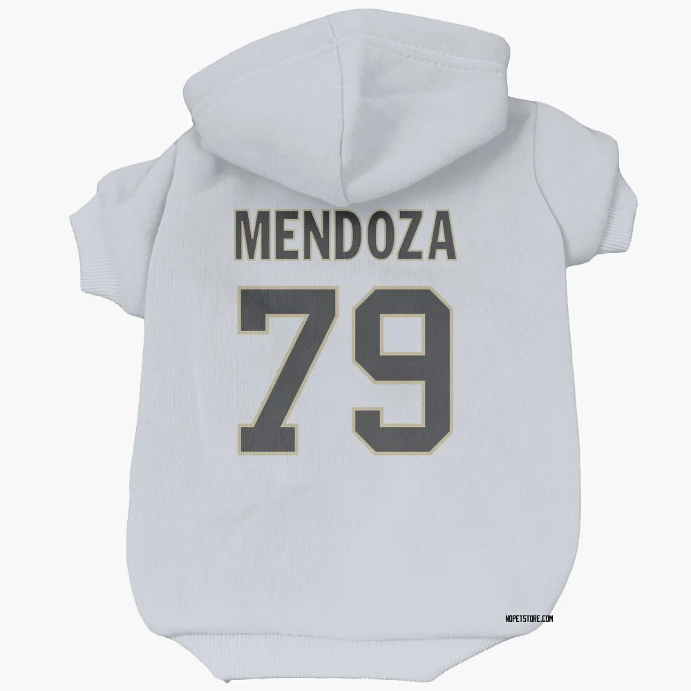 New Orleans Saints Jonathan Mendoza White Pet Hoodie for Dog & Cat