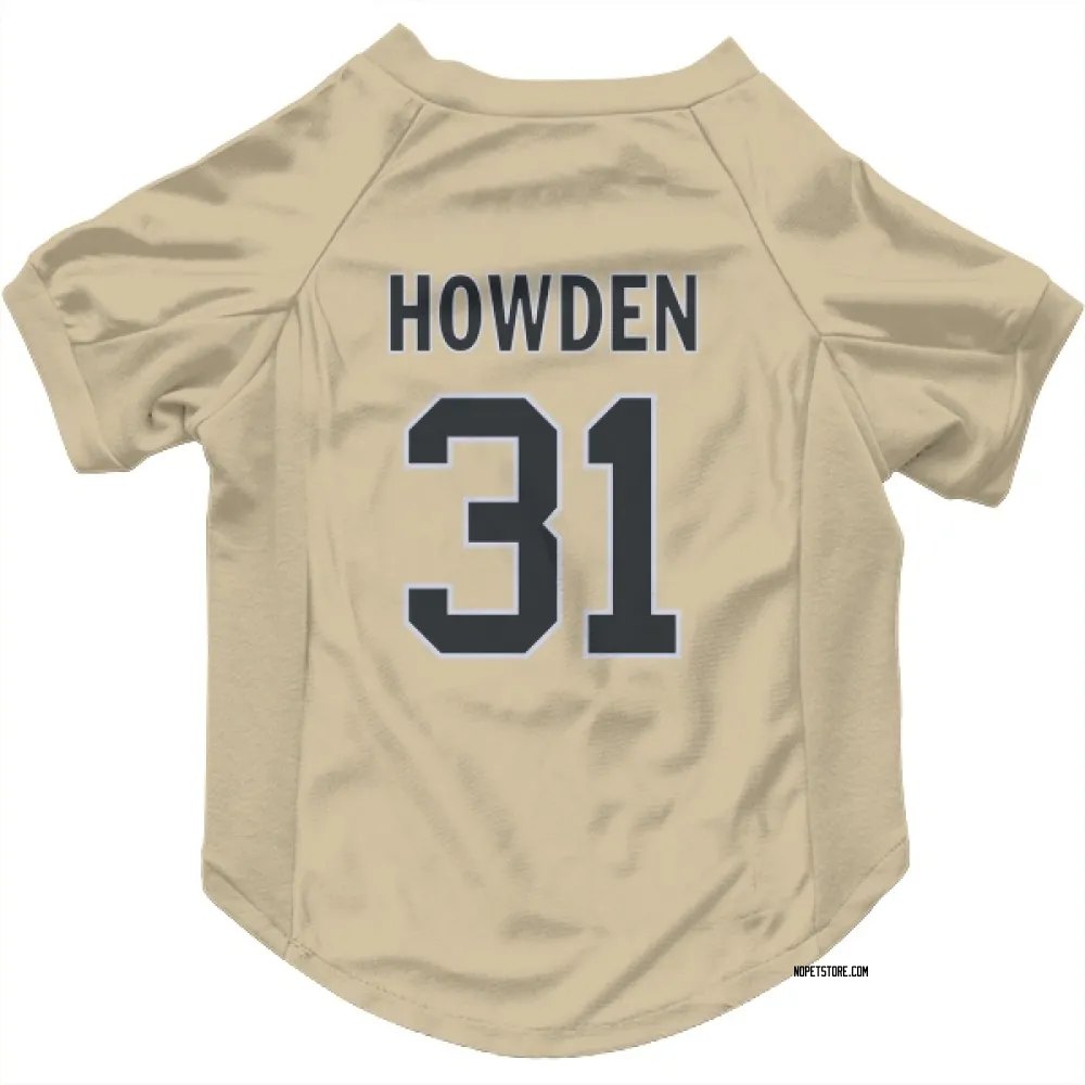 New Orleans Saints Jordan Howden Gold Pet Jersey for Dog & Cat
