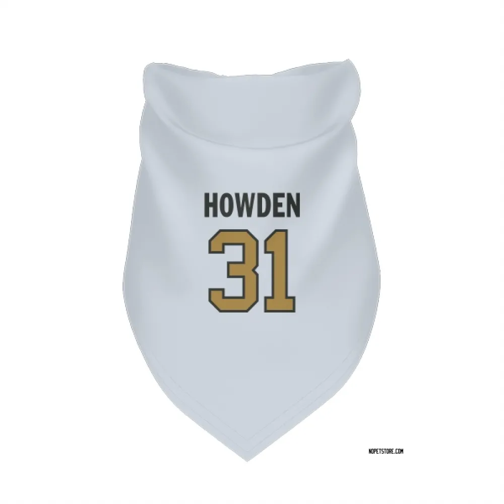 New Orleans Saints Jordan Howden White Gold Pet Bandana for Dog & Cat