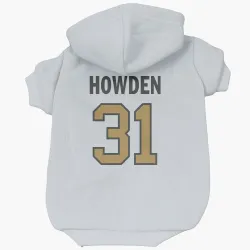 New Orleans Saints Jordan Howden White Gold Pet Hoodie for Dog & Cat