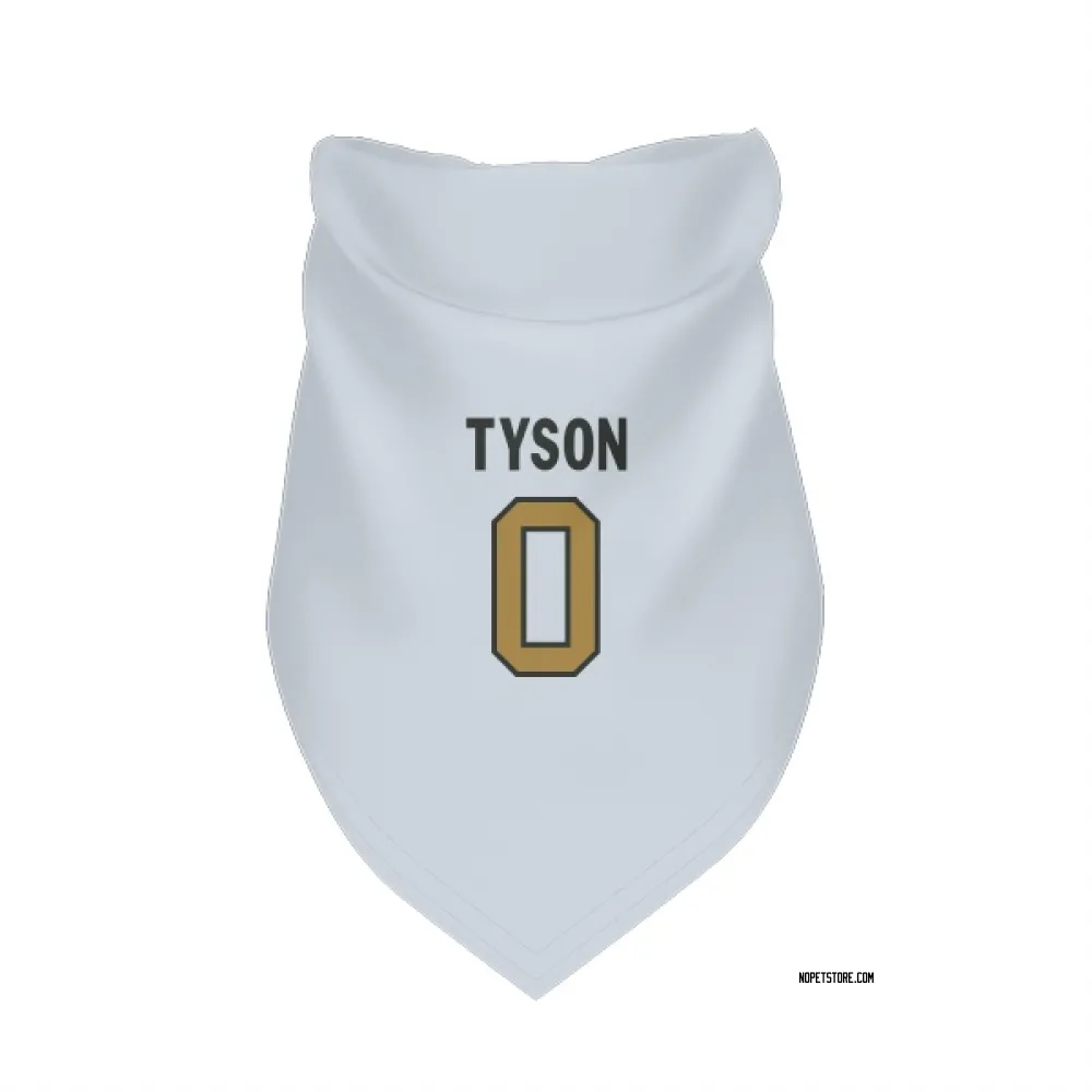 New Orleans Saints Jordyn Tyson White Gold Pet Bandana for Dog & Cat