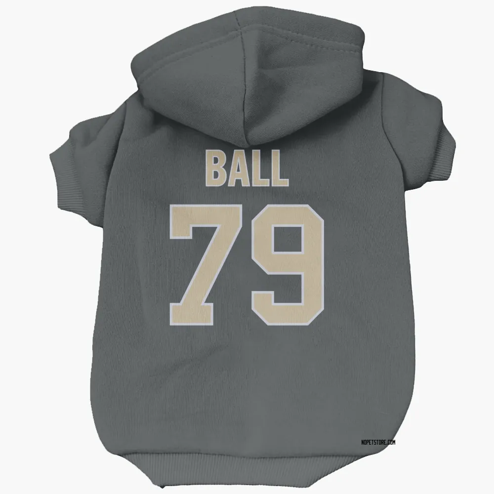 New Orleans Saints Josh Ball Black Pet Hoodie for Dog & Cat