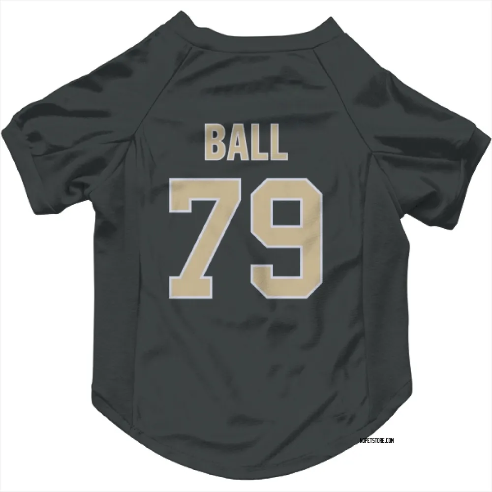 New Orleans Saints Josh Ball Black Pet Jersey for Dog & Cat