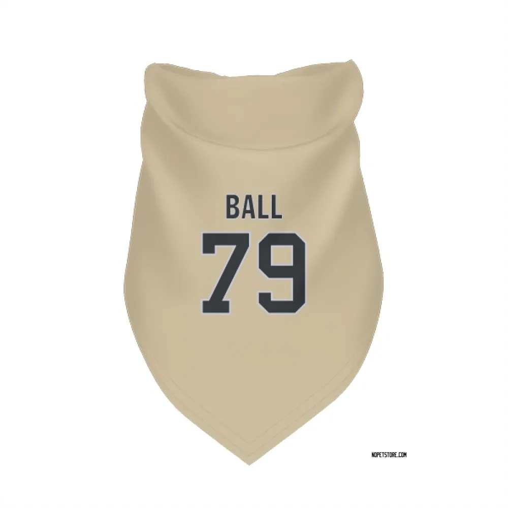 New Orleans Saints Josh Ball Gold Pet Bandana for Dog & Cat