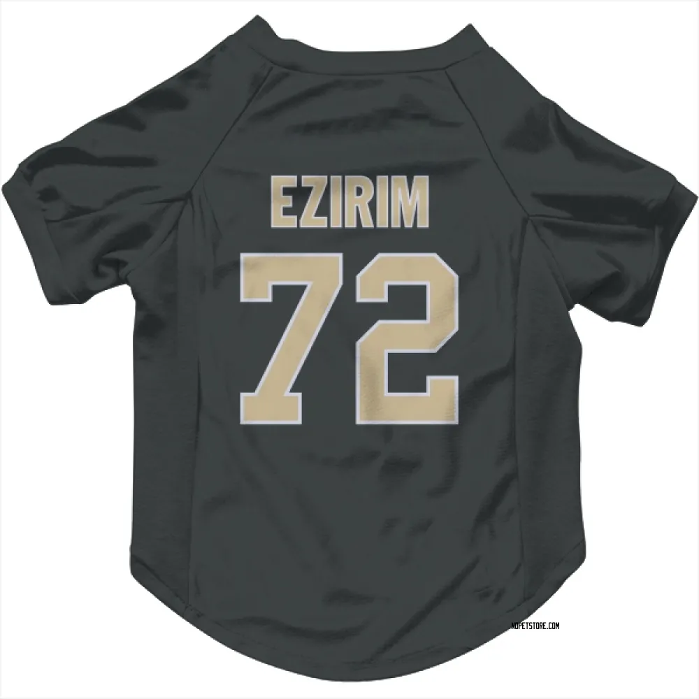 New Orleans Saints Josiah Ezirim Black Pet Jersey for Dog & Cat