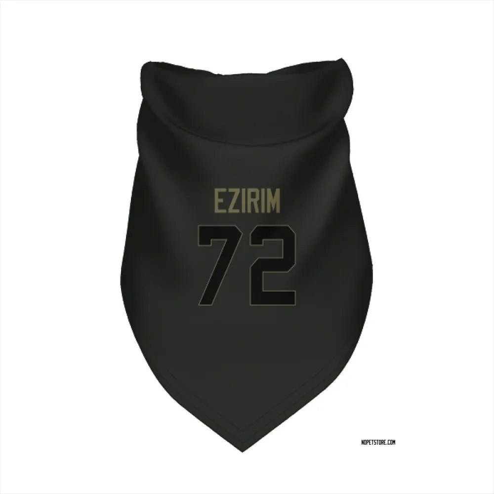 New Orleans Saints Josiah Ezirim Black Service Pet Bandana for Dog & Cat
