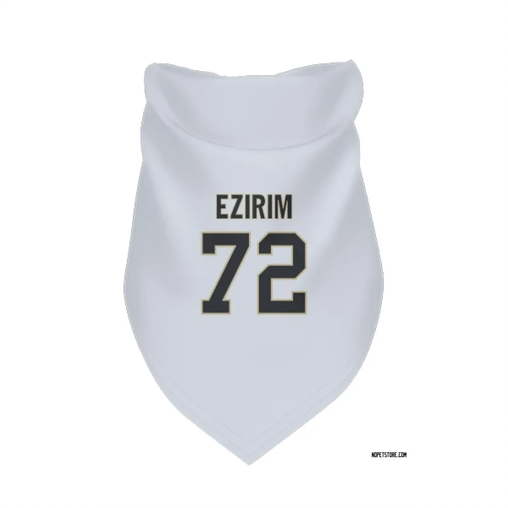 New Orleans Saints Josiah Ezirim White Pet Bandana for Dog & Cat