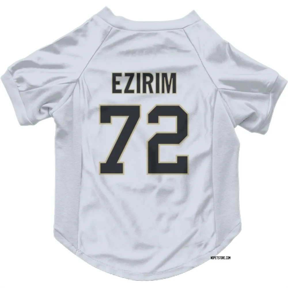 New Orleans Saints Josiah Ezirim White Pet Jersey for Dog & Cat
