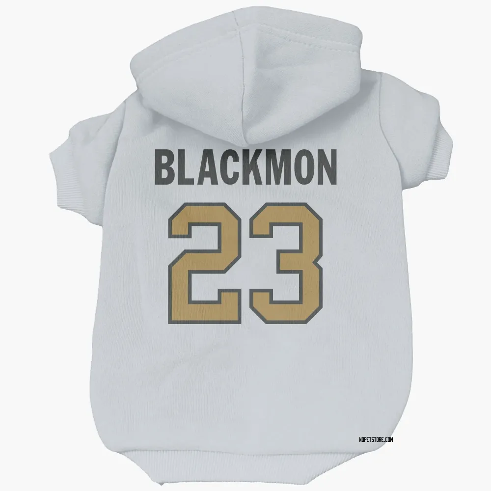 New Orleans Saints Julian Blackmon White Gold Pet Hoodie for Dog & Cat