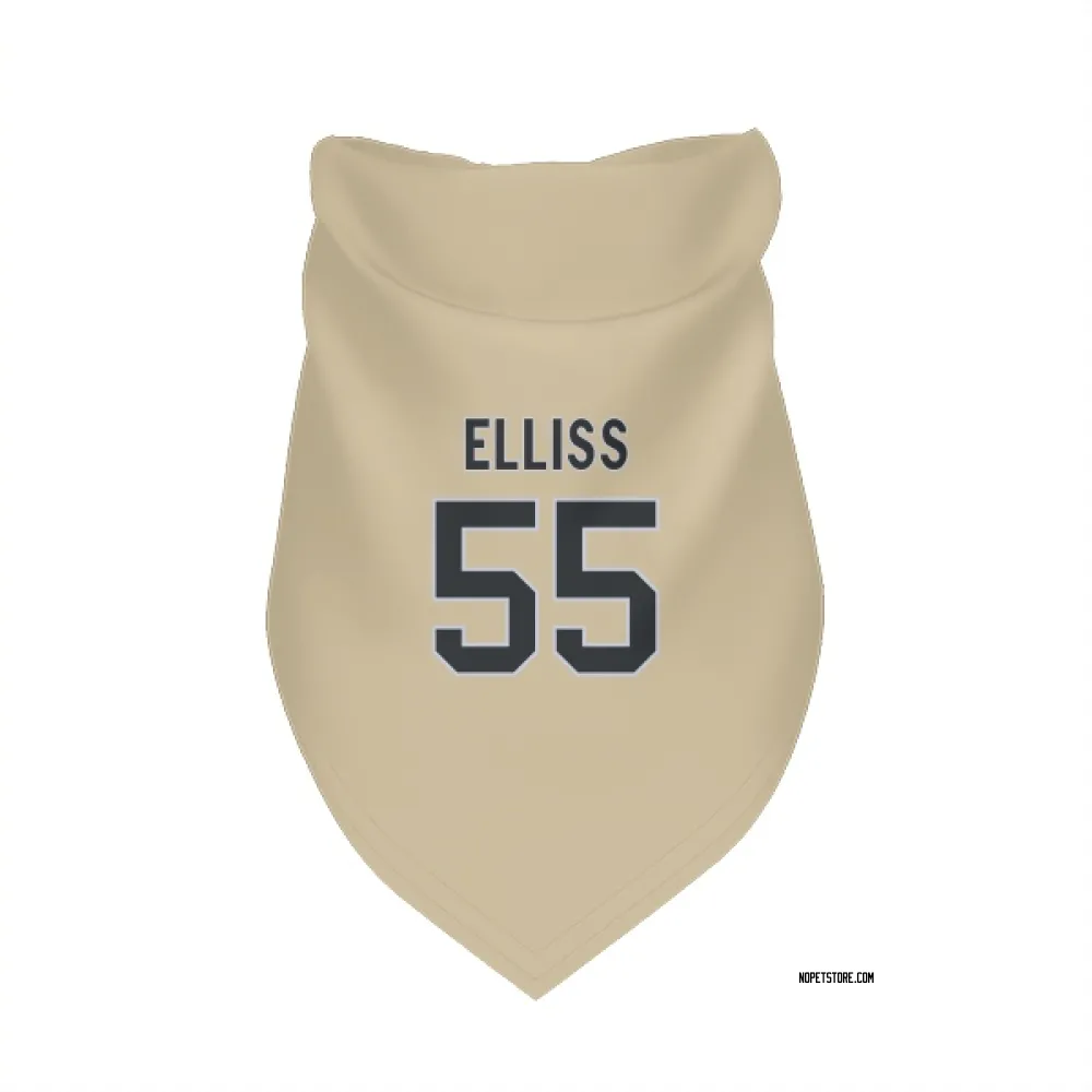 New Orleans Saints Kaden Elliss Gold Pet Bandana for Dog & Cat