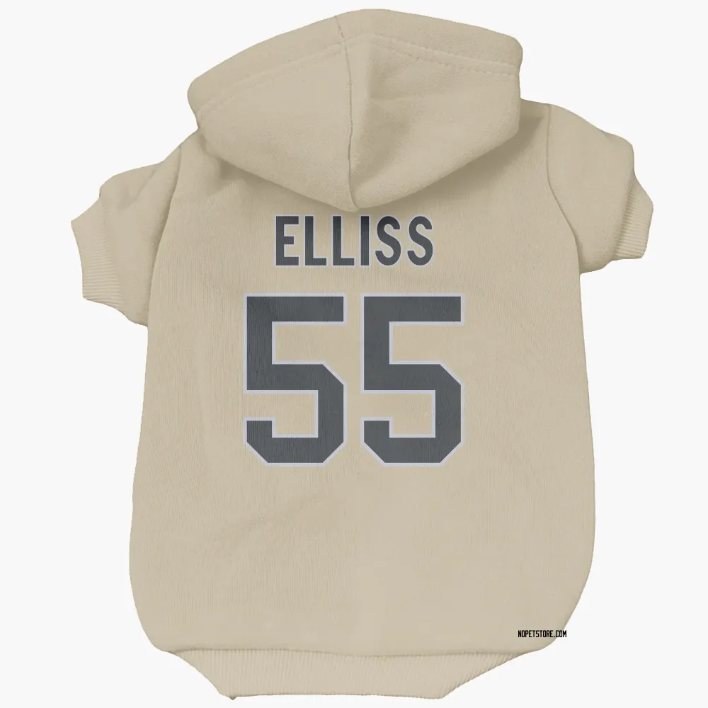 New Orleans Saints Kaden Elliss Gold Pet Hoodie for Dog & Cat