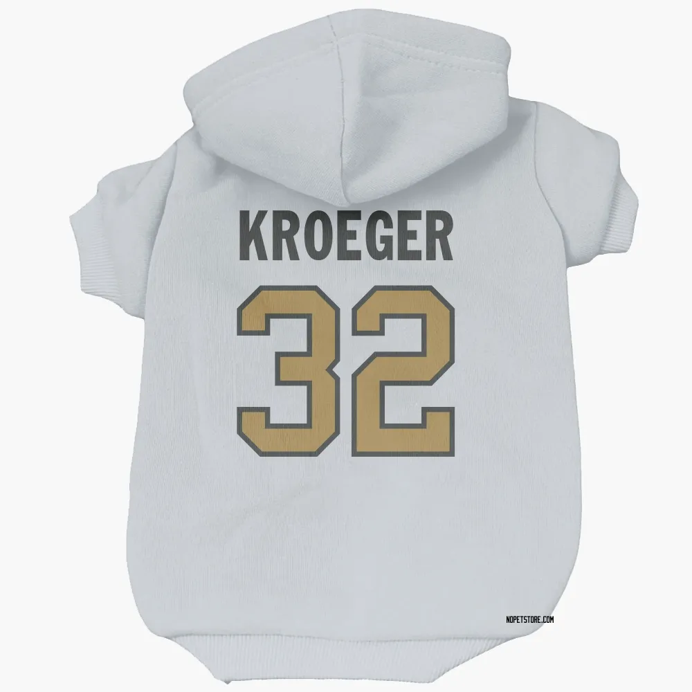 New Orleans Saints Kai Kroeger White Gold Pet Hoodie for Dog & Cat