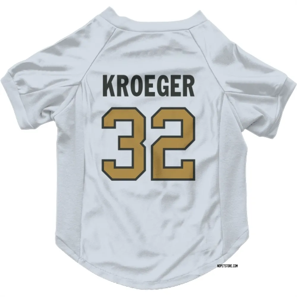New Orleans Saints Kai Kroeger White Gold Pet Jersey for Dog & Cat