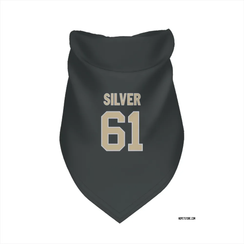 New Orleans Saints Keeshawn Silver Black Pet Bandana for Dog & Cat