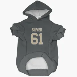 New Orleans Saints Keeshawn Silver Black Pet Hoodie for Dog & Cat